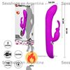 Vibrador 2 motores con funcion de temperatura y carga USB